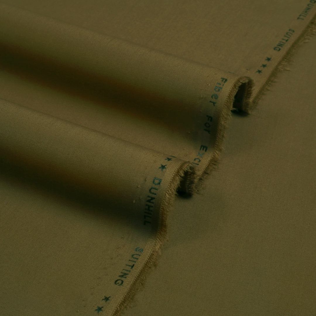 DUNHILL SUITING CASHEW NUT BROWN