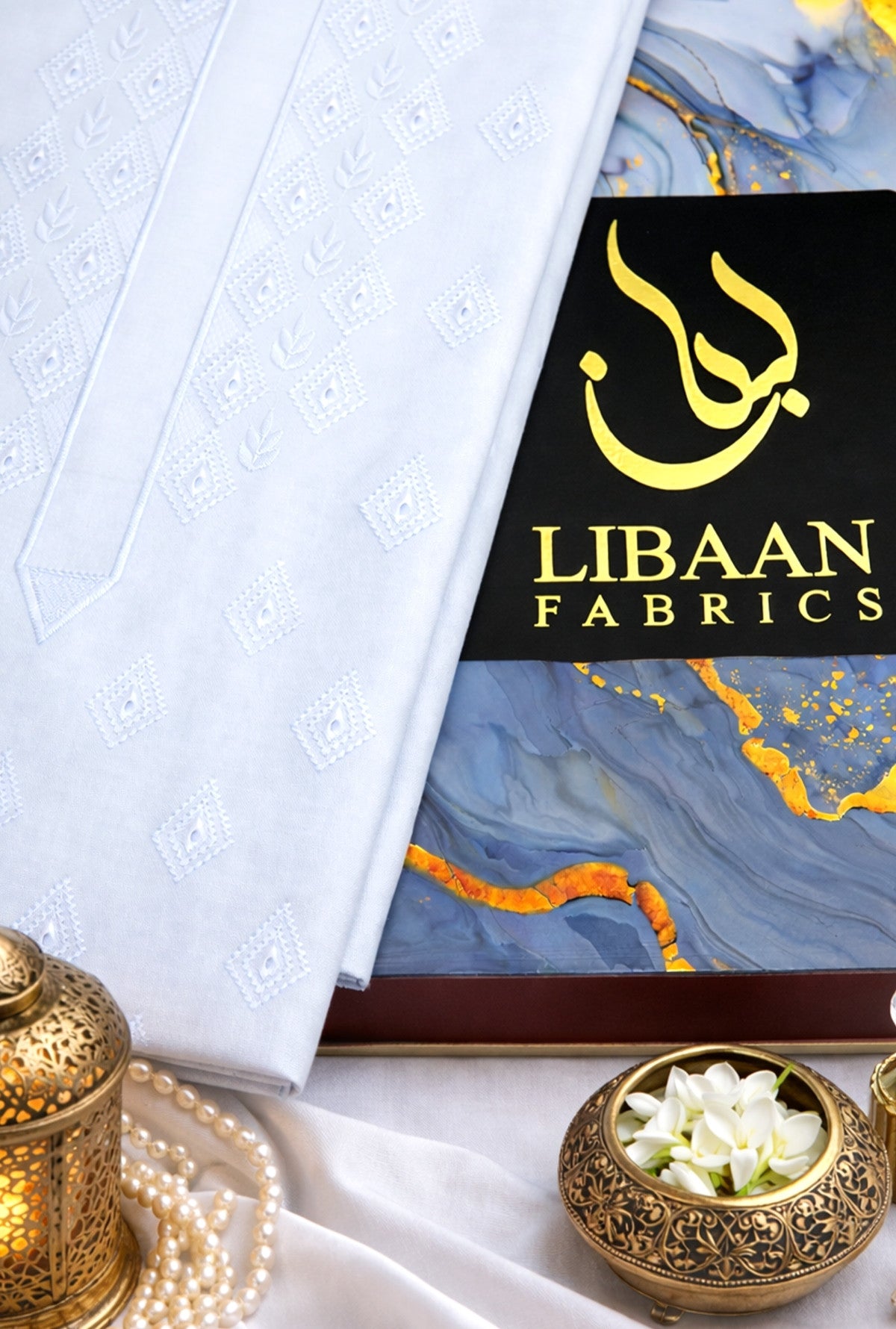LIBAAN EMBROIDERED COTTON - CROWN COLLECTION