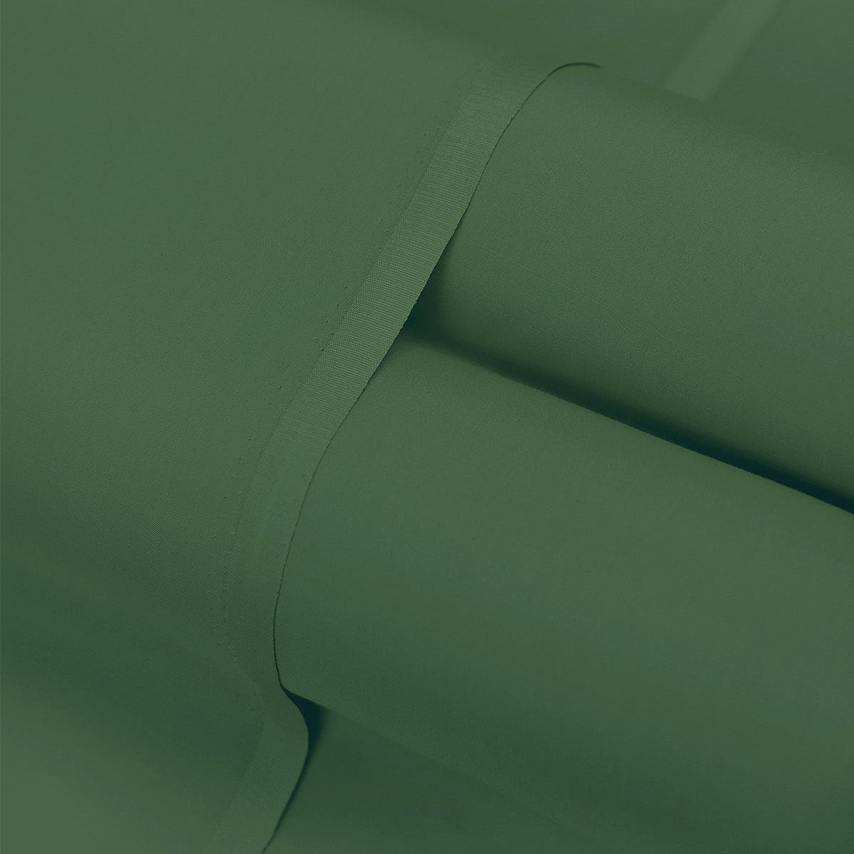 Close-up of green fabric with a slight texture