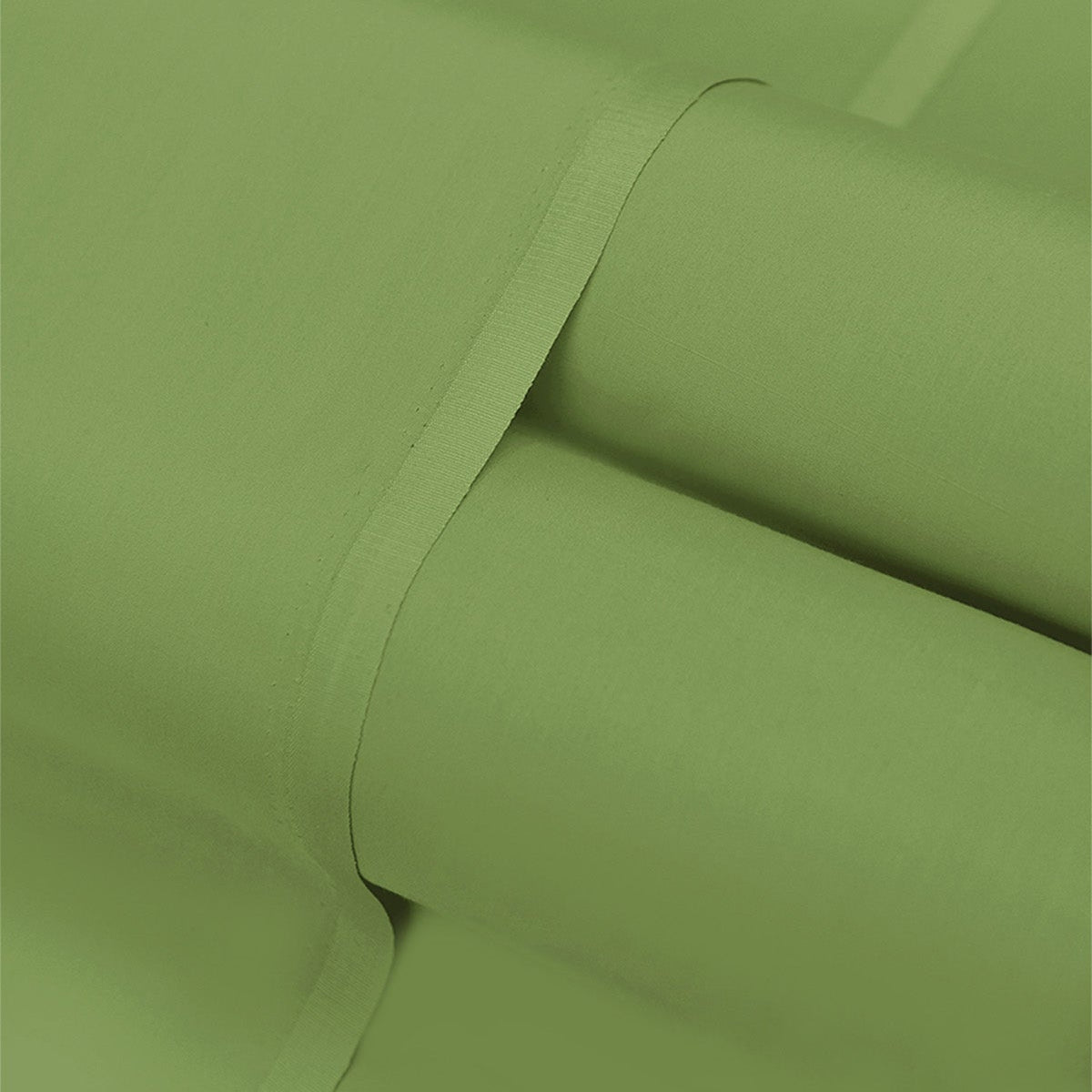 Close-up of green fabric with a slight texture