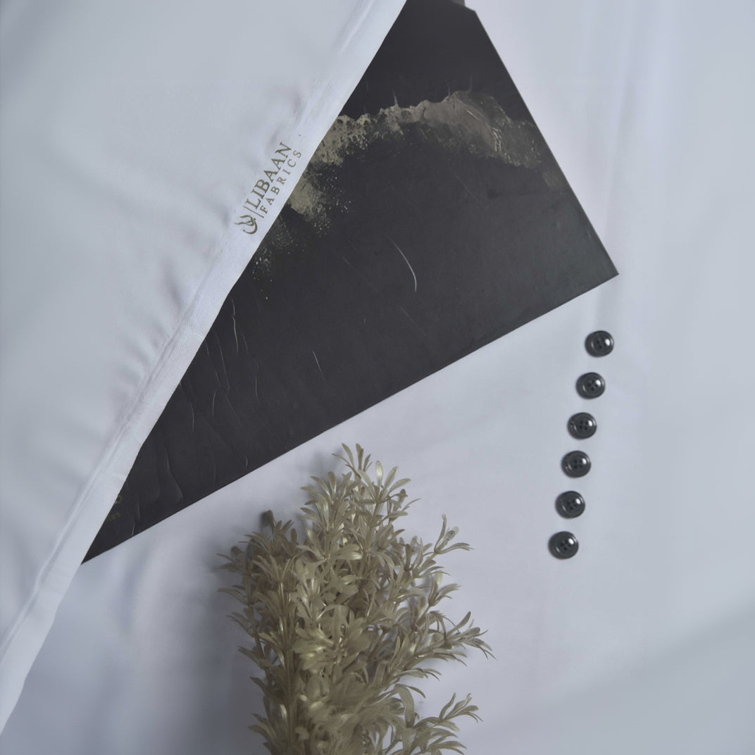 CRYSTAL SUITING WHITE